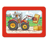 Ravensburger - Gravemaskine Traktor og Tipping Car 3x6 stykker