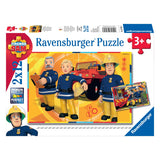 RAVENSBURGER - Brandman Sam: Sam på jobbet 2x12 stycken