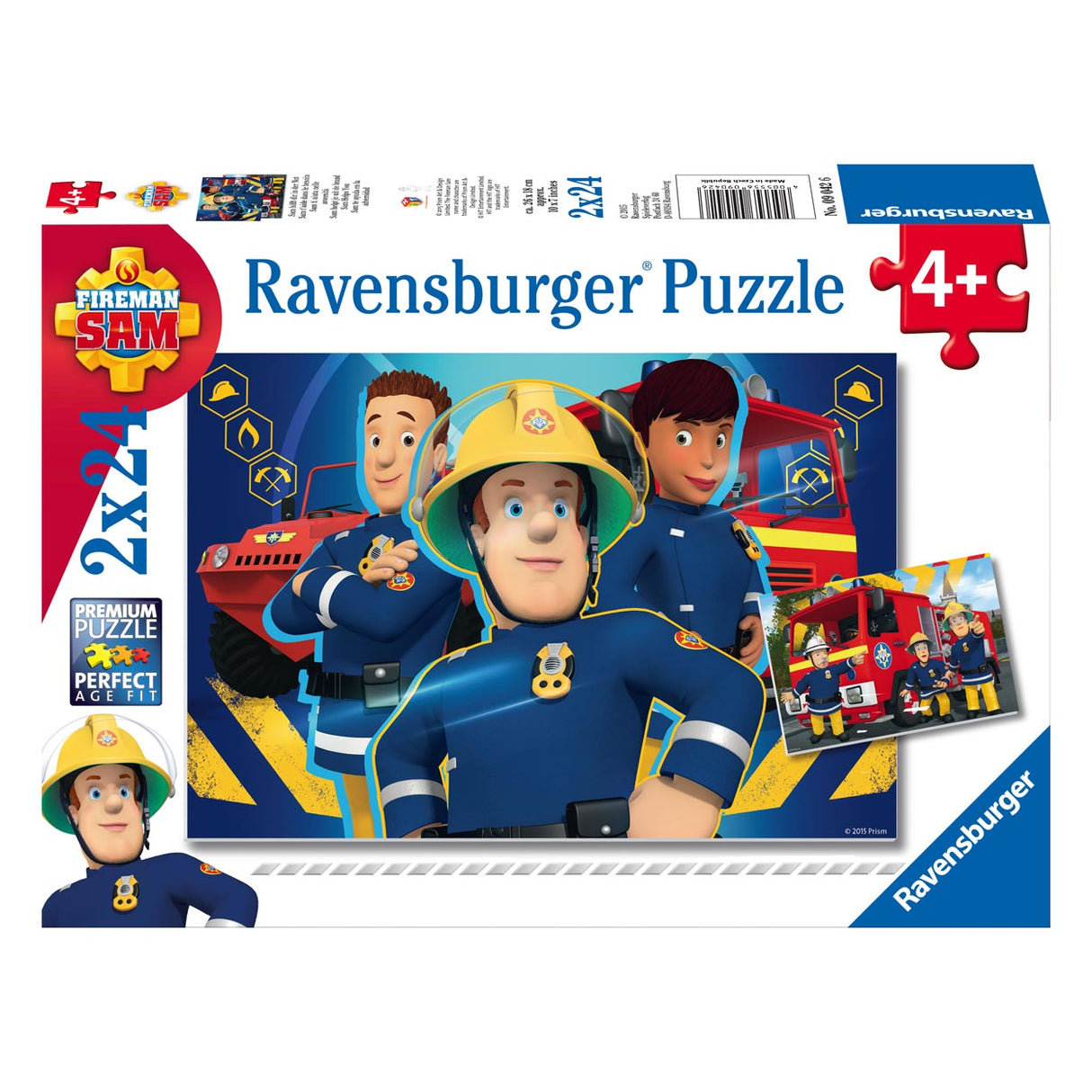 Ravensburger - Sam ti aiuta a uscire dal fuoco 2x24 pezzi