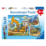 Ravensburger grandi veicoli edilizia 3x49st.