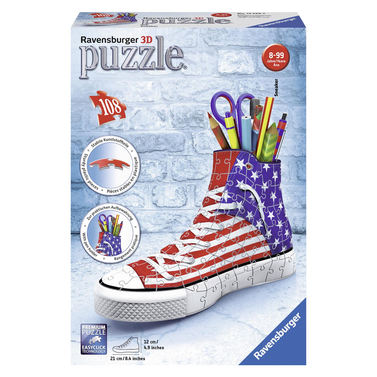 Ravensburger - 3D puzzle - teniska Ameriky