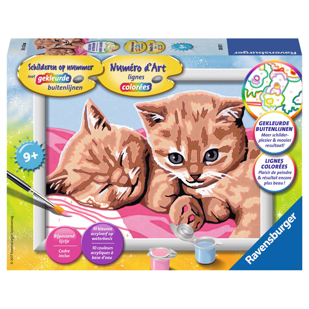 Ravensburger Painting by number cuddly friends