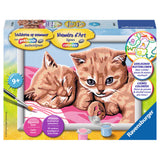 Ravensburger Maleri af nummer Cuddly Friends