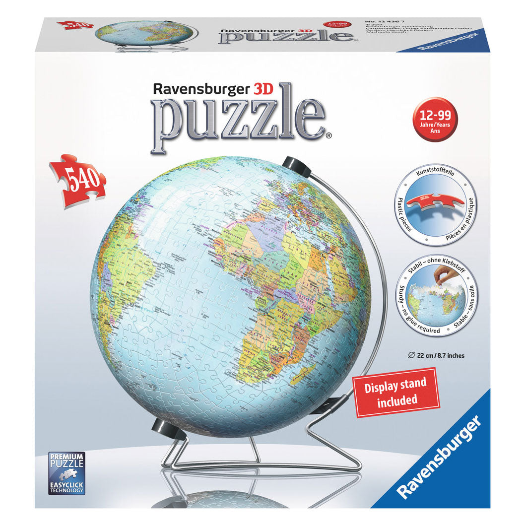 Ravensburger 3D Globe Aarde 540st.