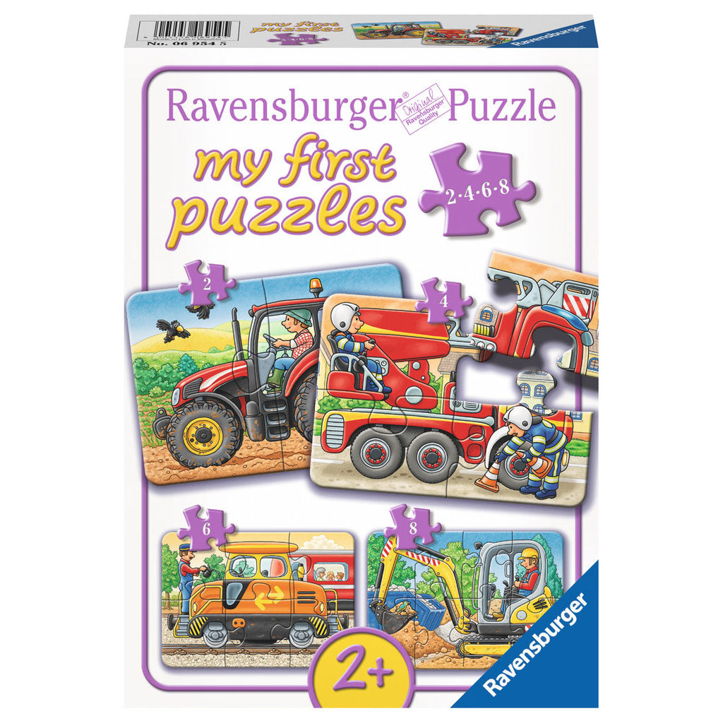 Ravensburger - på jobben Puzzle 4in1