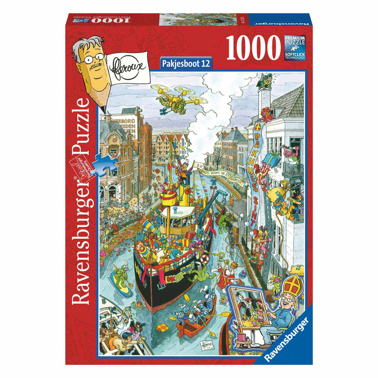 Bouchage Puzzle Steamboat Sinterklaas, 1000st.