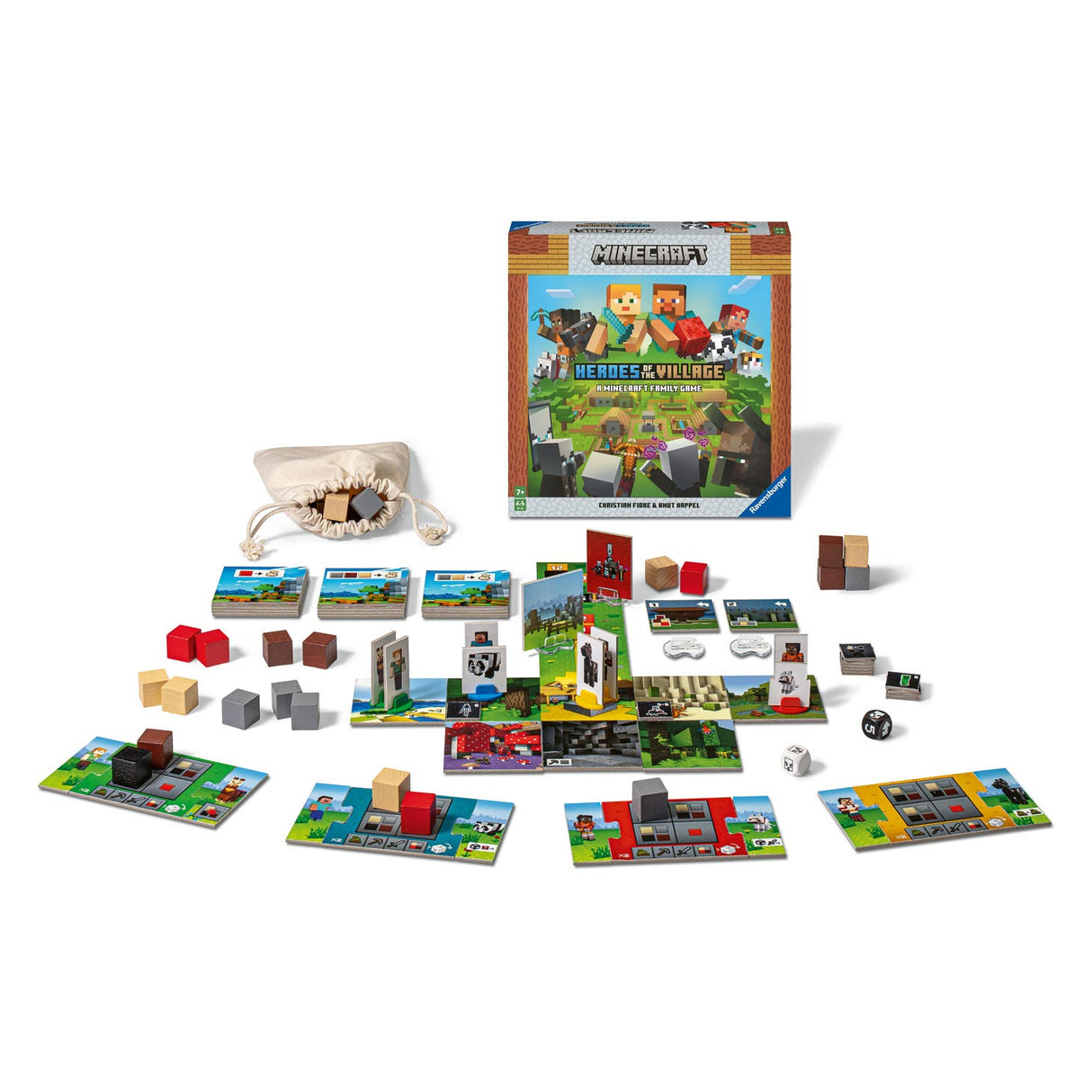 Ravensburger Minecraft Junior Heroes of the Village Board Game