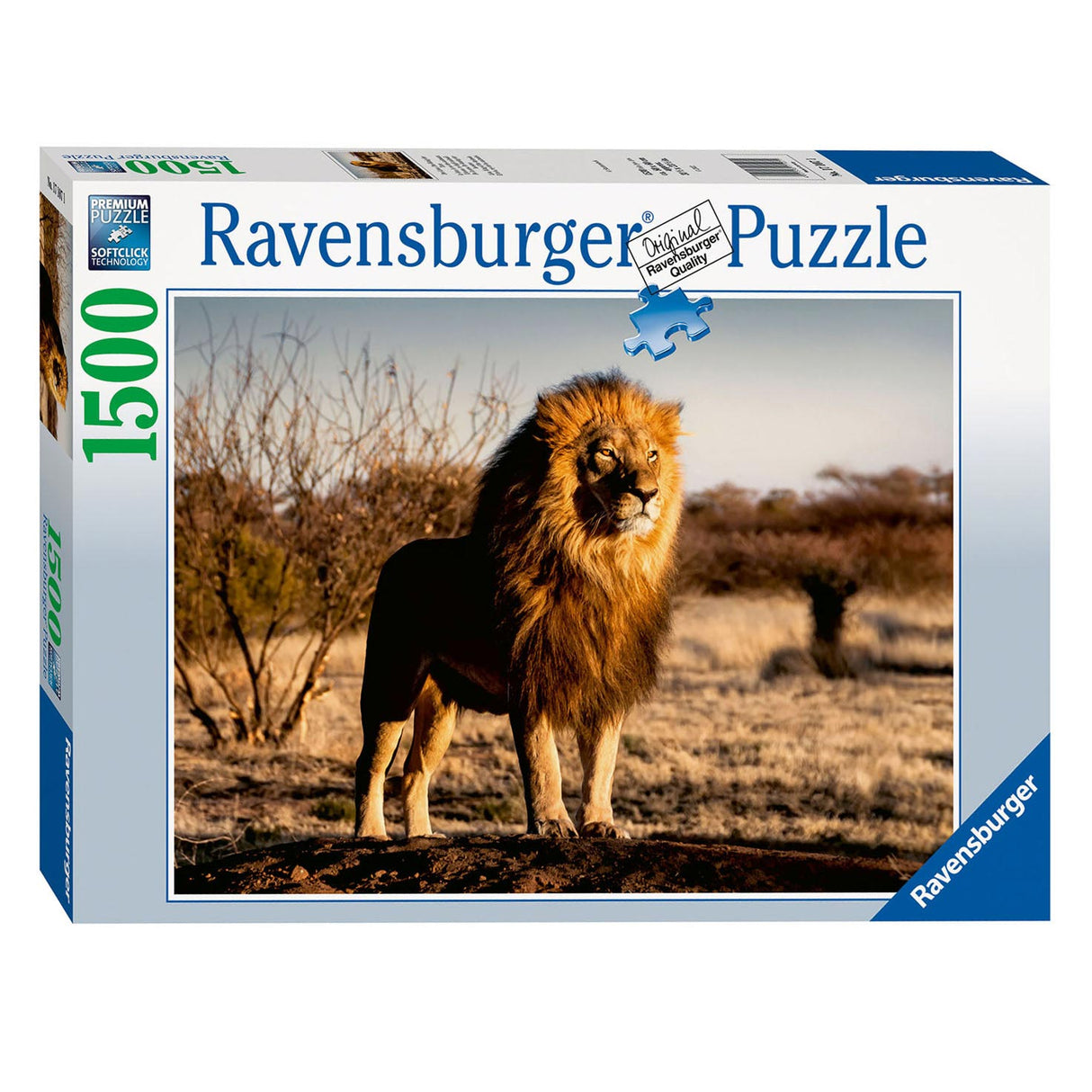 Ravensburger de Leeuw Le puzzle du roi des animaux, 1500e.