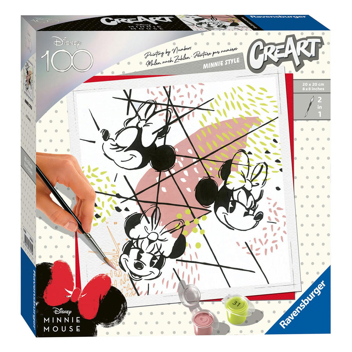 Ravensburger Crart - Disney 100 Joer Minnie Maus 2