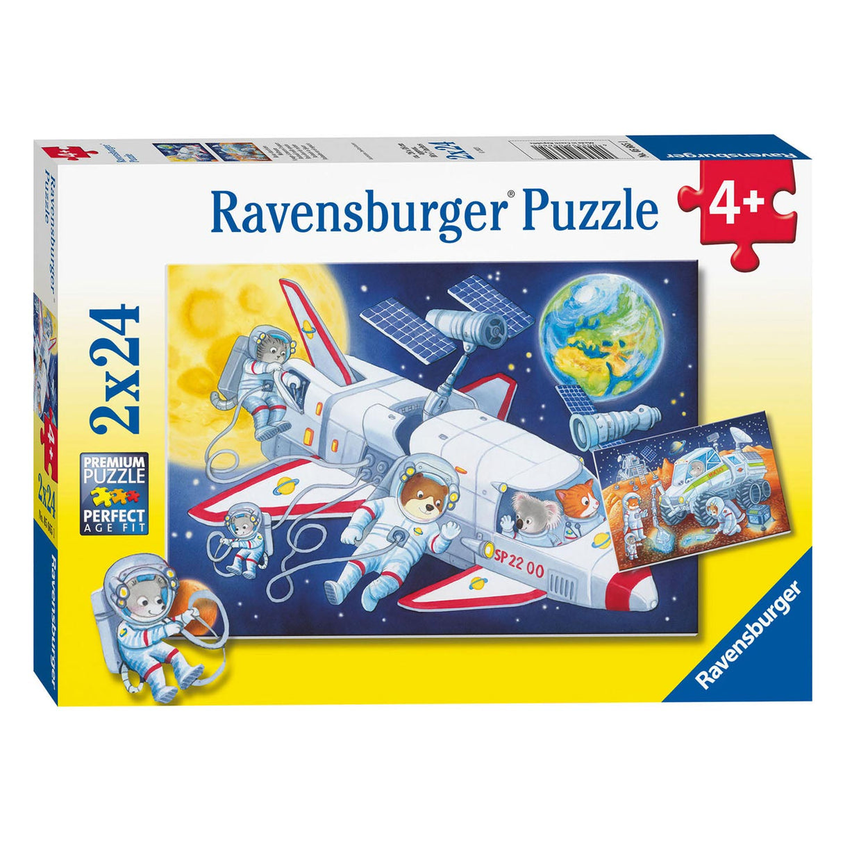 Ravensburger - Puzzle Potovanje skozi sobo 2x24 kosov