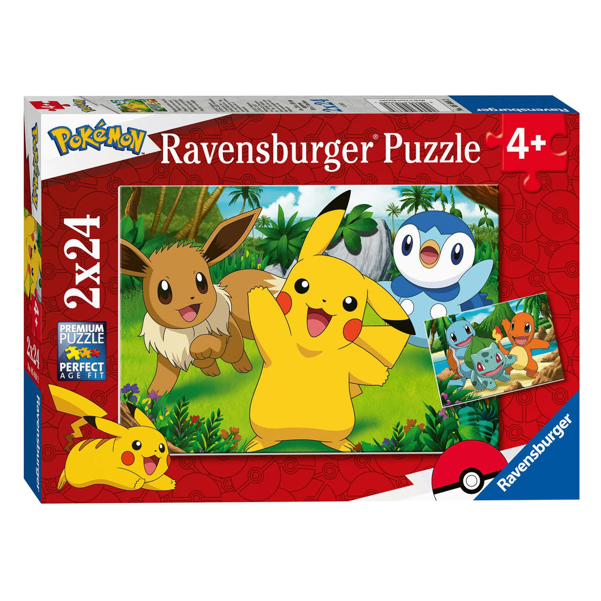 Ravensburger Puzzle Pikachu a jeho přátelé 2x24 kusů