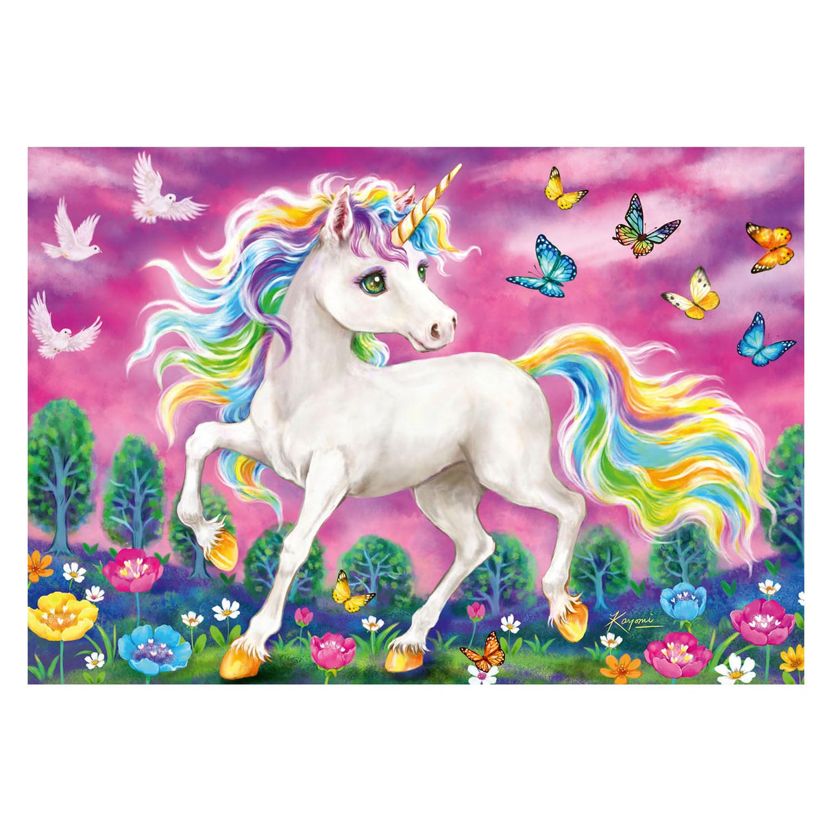 Ravensburger Puzzle Unicorn and Pegasus, 2x24ST.