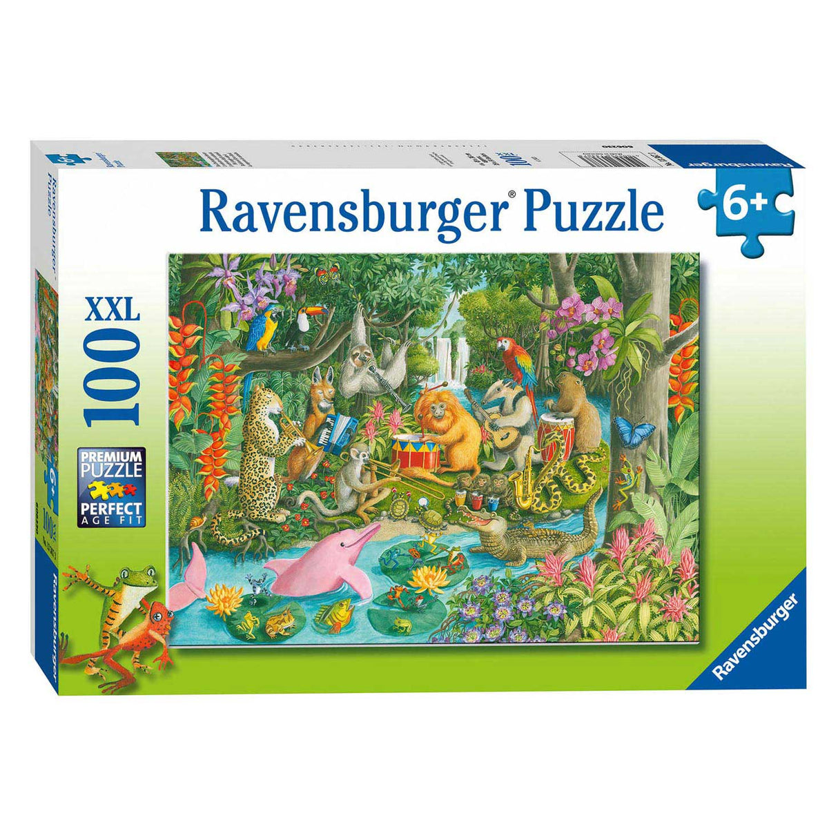 Ravensburger - Puzzel d'Dschungel Orchestra 100st. Xxl