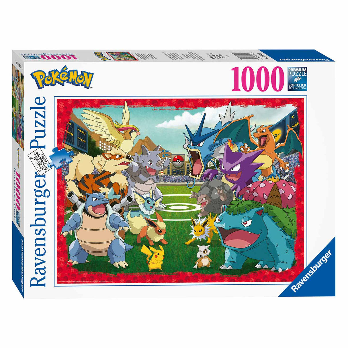 Konfrontacja puzzli Ravensburger między Pokemonem, 1000st.