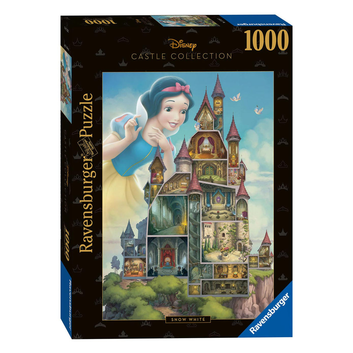 Ravensburger rompecabezas Castles Blancanieves, 1000.