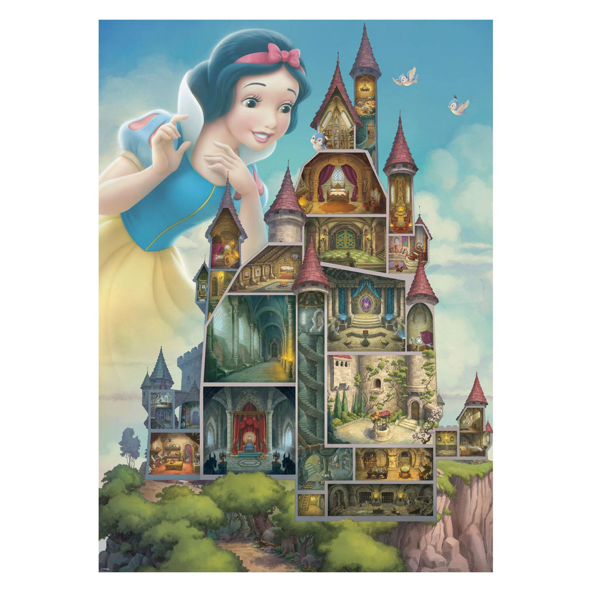 Ravensburger Puzzle Castles Snow White, 1000st.