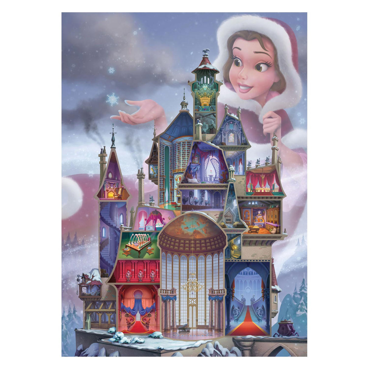 Ravensburger Puzzle Castles Belle, 1000st.