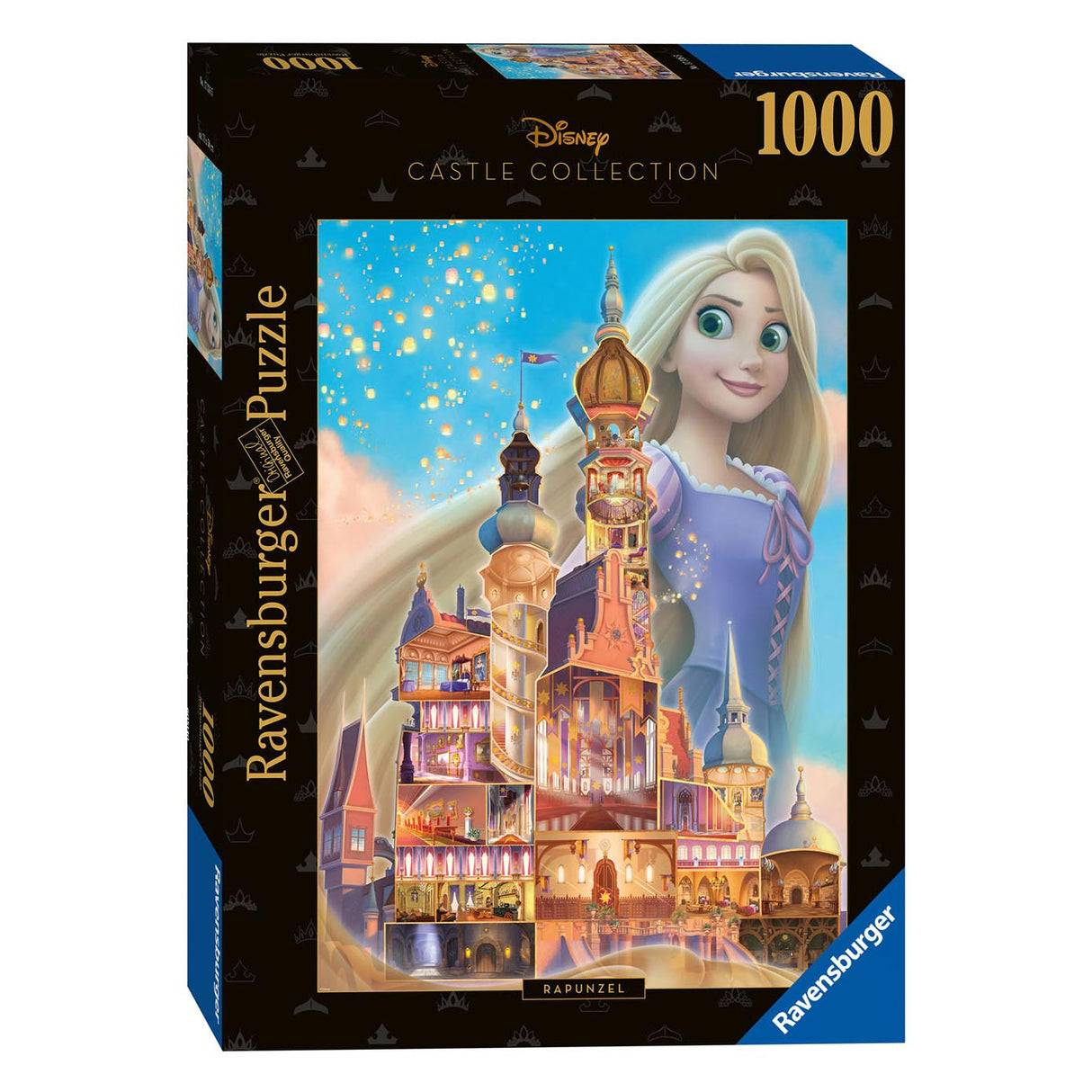 Ravensburger Puzzle Castles Rapunzel, 1000st.