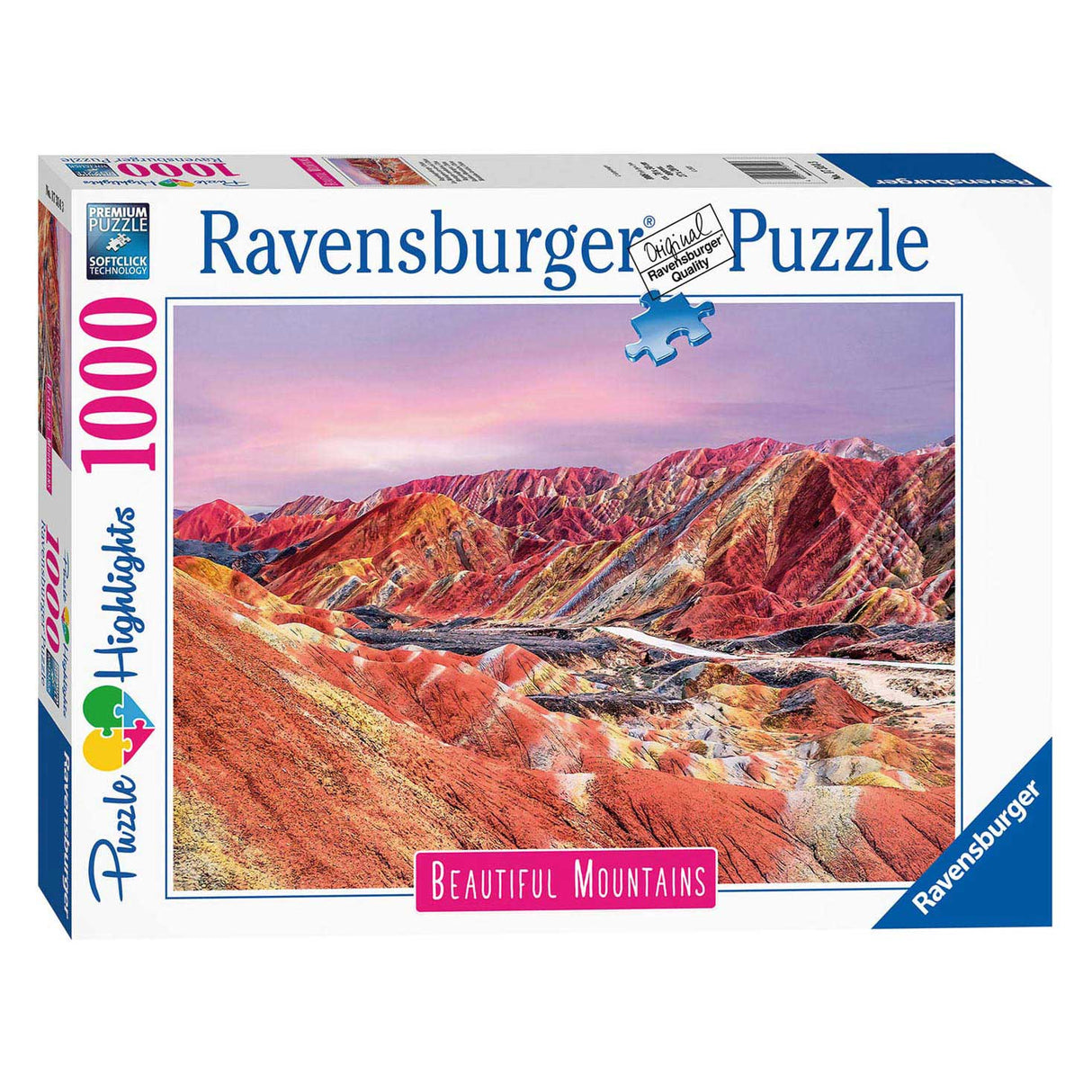 Ravensburger Puzzle RegenBoogbergen, China, 1000st.