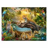 Ravensburger Puzzle Leopden am Dschungel, 1500st.