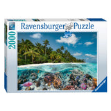 Ravensburger Puzzle A Dive on the Maldiverna, 2000st.