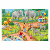 Ravensburger Puzzel Een dag in de Dierentuin 2x24 stuks