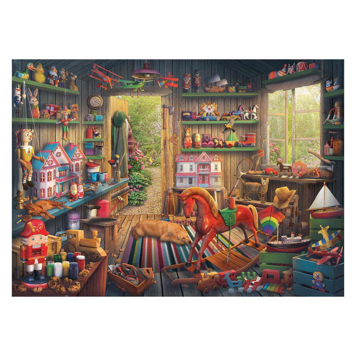 Ravensburger Puzzle Nostalgic Toys, 1000st.