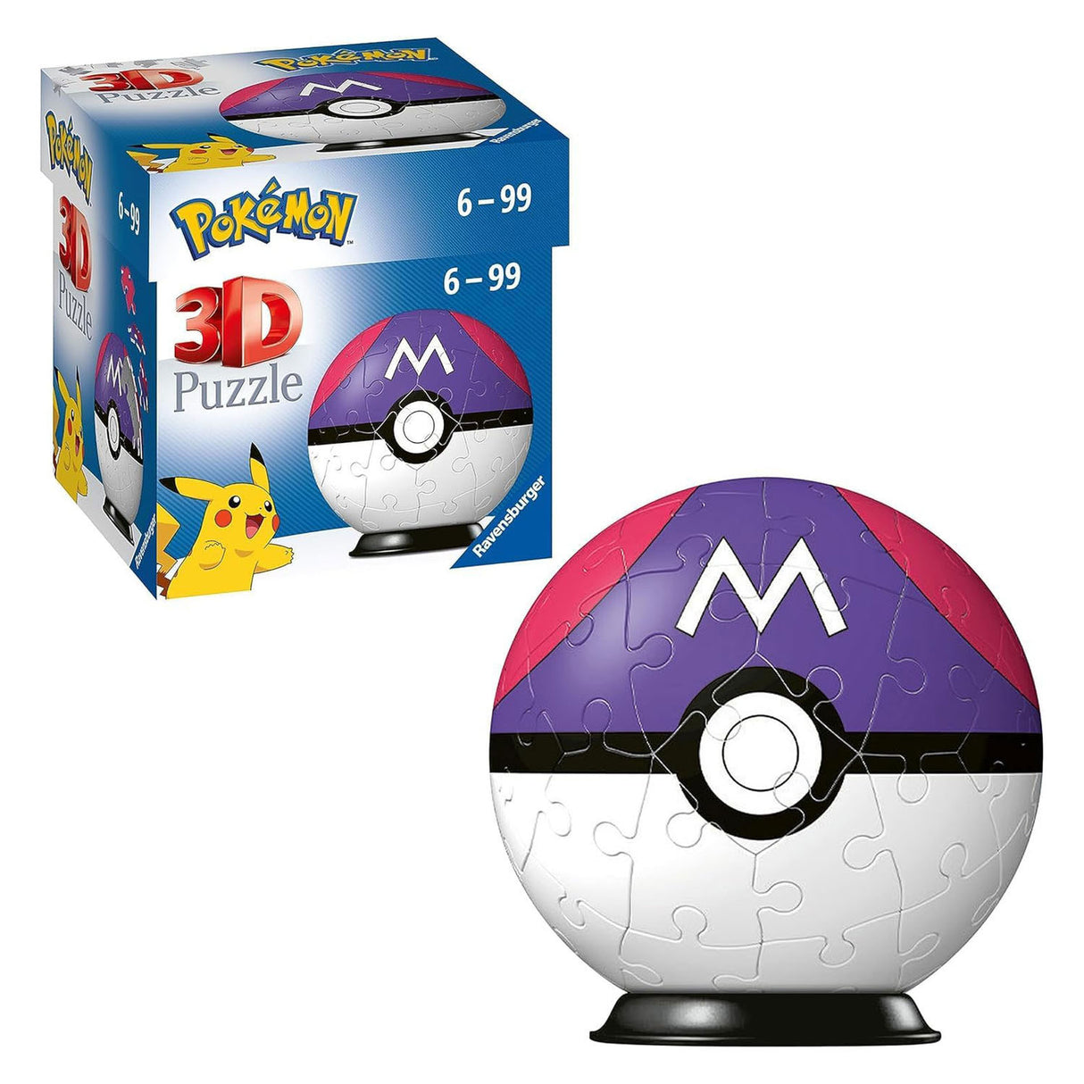 Ravensburger Pokemon Masterball 3D -Puzzle, 54st.