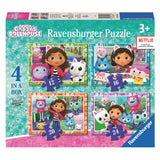 Ravensburger - Gabby's Dollhouse Been Puzzle 4in1