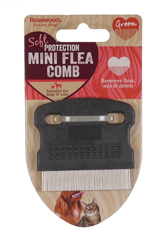 Rosewood flea comb