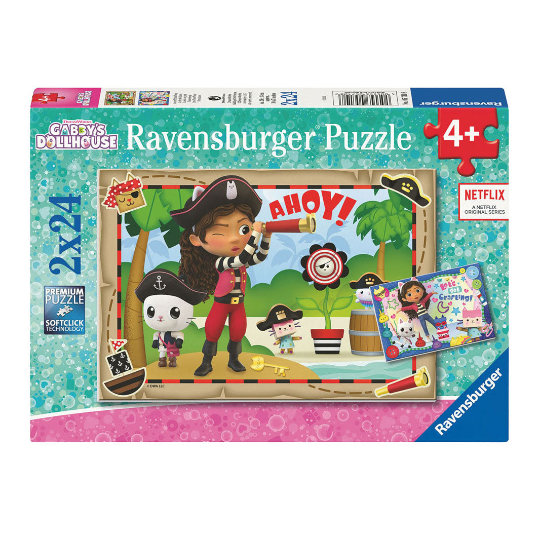 Ravensburger - Gabby's Dollhouse Jigsaw Puzzle 2x24 kosov