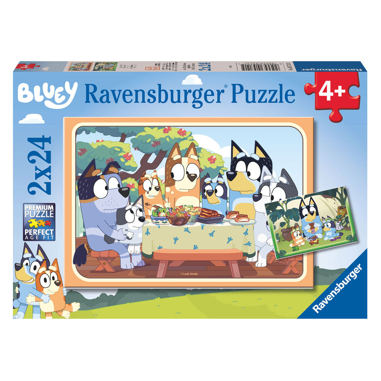 Ravensburger Bluey Legpuzzle 2x24 pieces