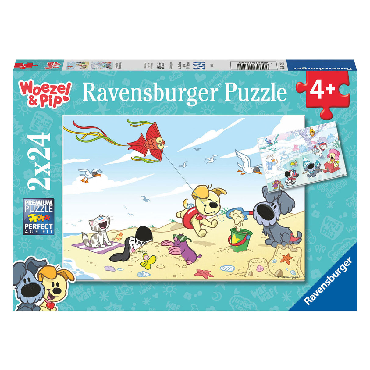 Ravensburger Pip Summer a Wanter Jigs Puzzle 2x24 Stécker