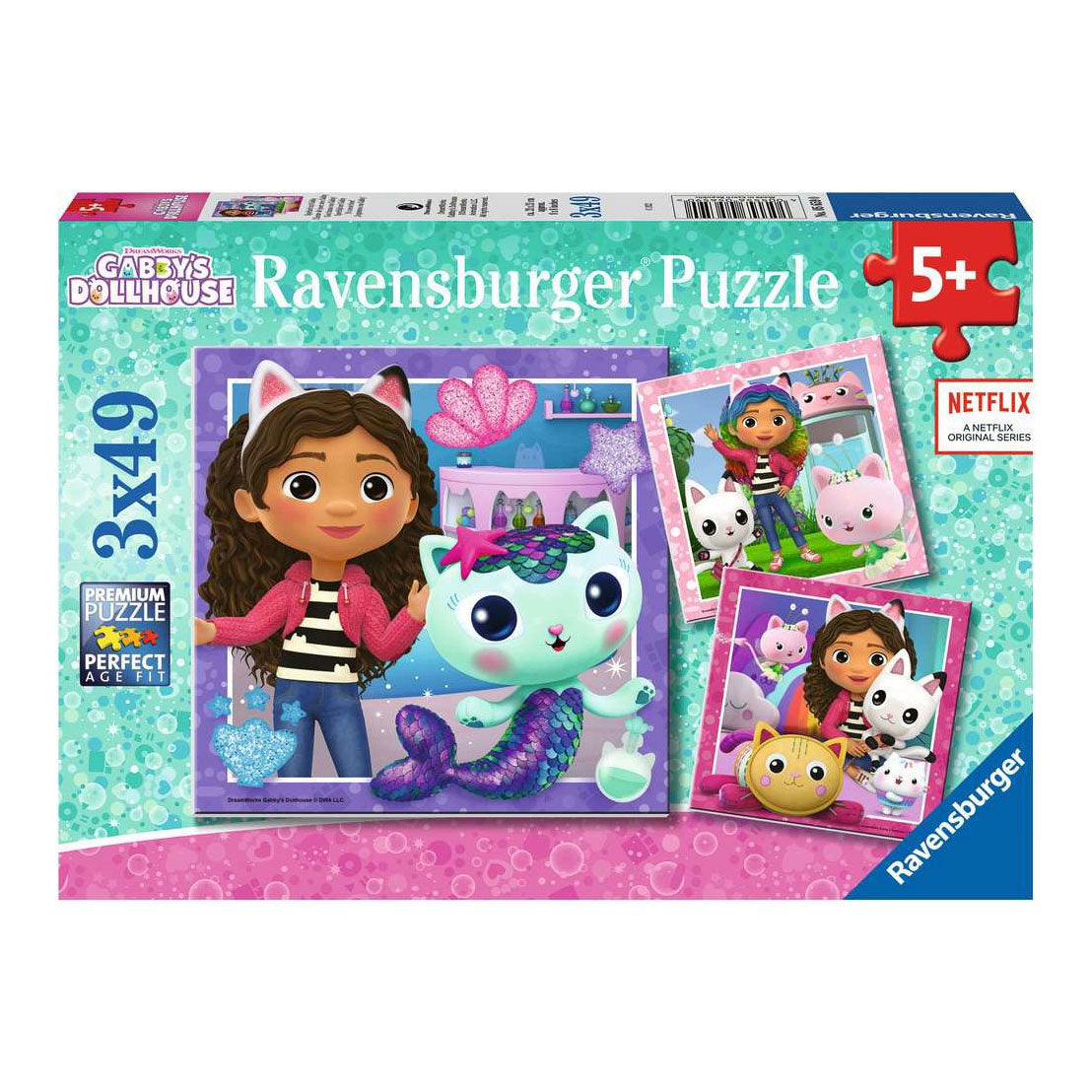 RAVENSBURGER GABBY's Doll House Jigsaw Puzzle 3x49st.