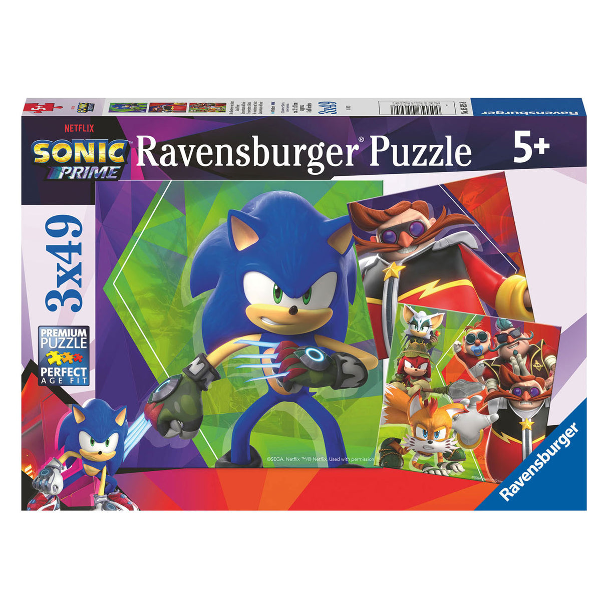 RAVENSBURGER PRIME JIGSAW Puzzle 3x49st.