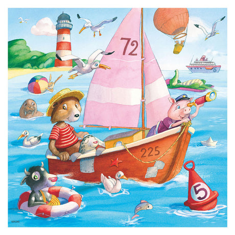 I veicoli d'acqua Ravensburger giocano il puzzle 3x49st.