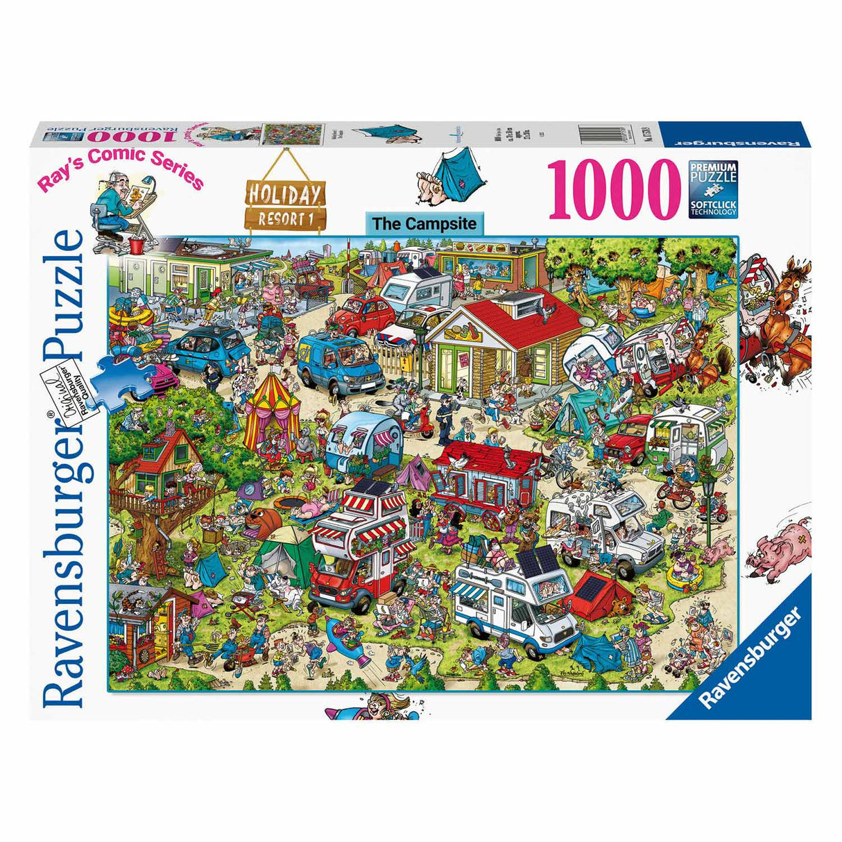 Ravensburger Holiday Resort 2 Kamp Legpuzzel, 1000st.