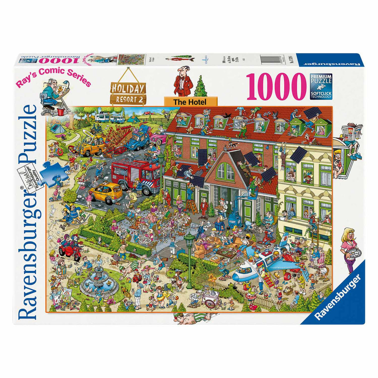 Ravensburger Holiday Resort 2 El rompecabezas del hotel, 1000.