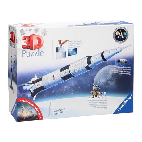 Ravensburger 3D Puzzel Apollo Saturn V 440st.