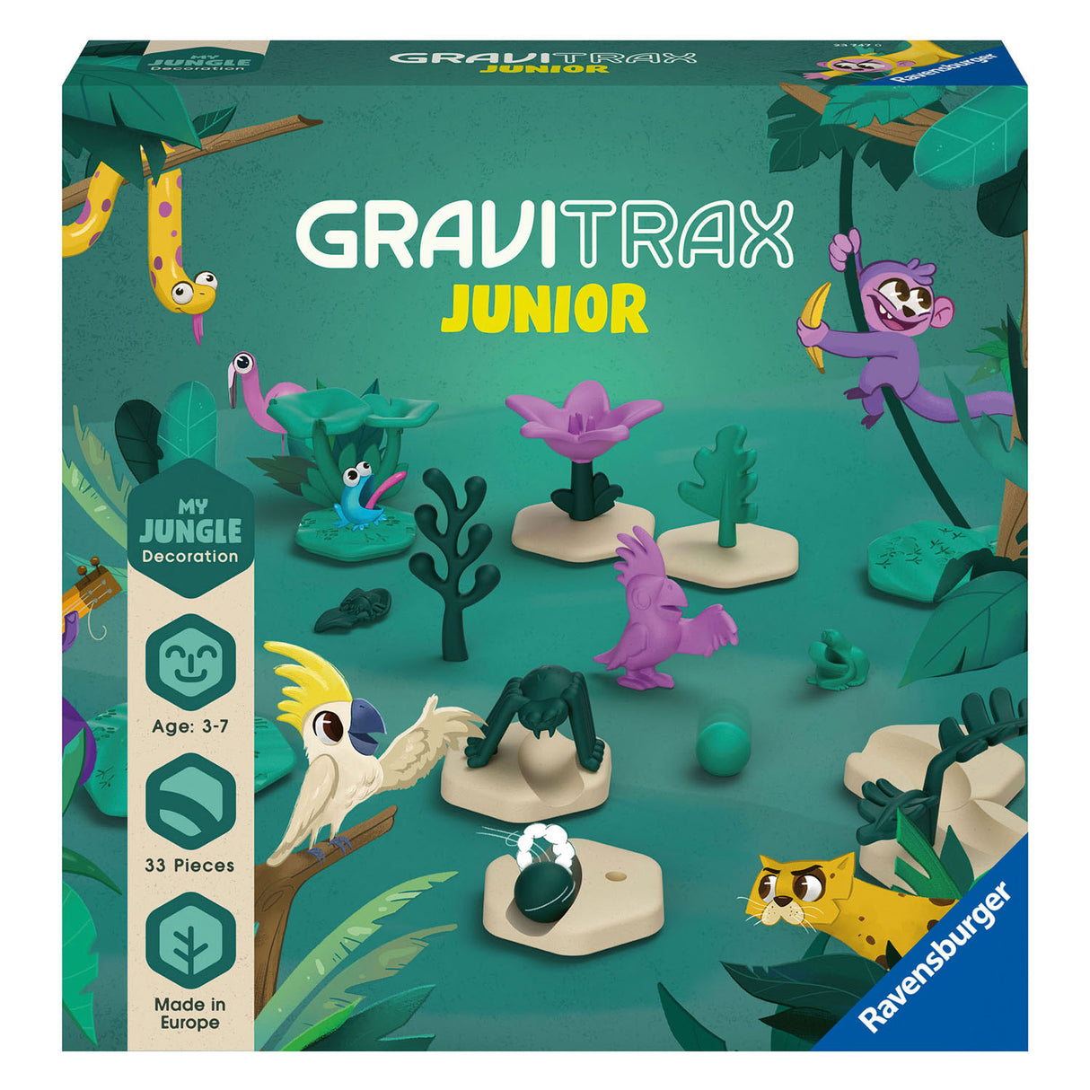 Ravvensburger Gravitrax Junior Expansion Set Jungle