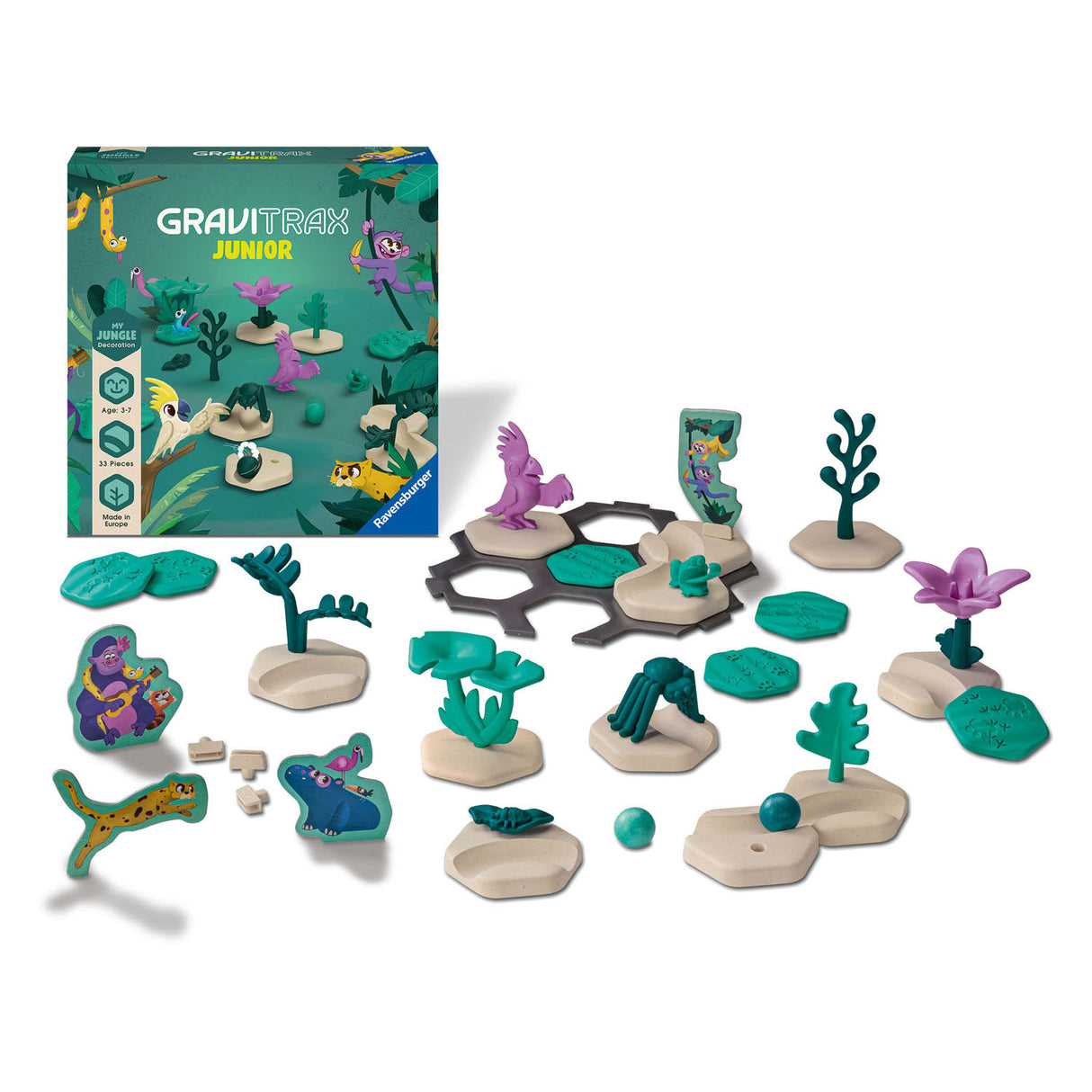 RAVENSBURGER Gravitrax Junior Expansion Set Jungle