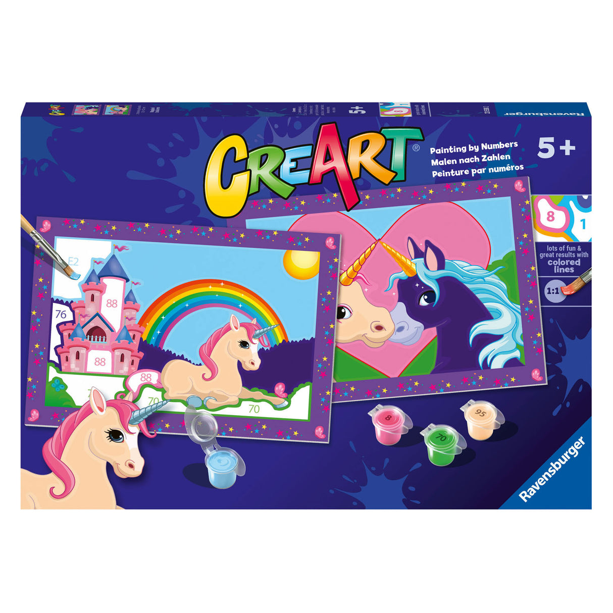 Ravensburger Creart Painting by Number Magical Unicorns