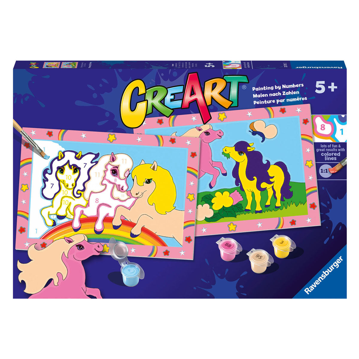 Ravensburger Creart peinture sur des poneys de saut en chanson