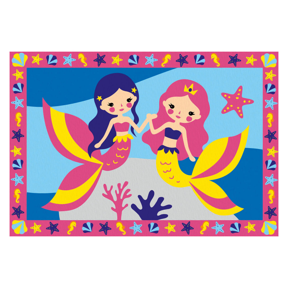 Ravensburger Creart Painting on Song Mermaid Magic