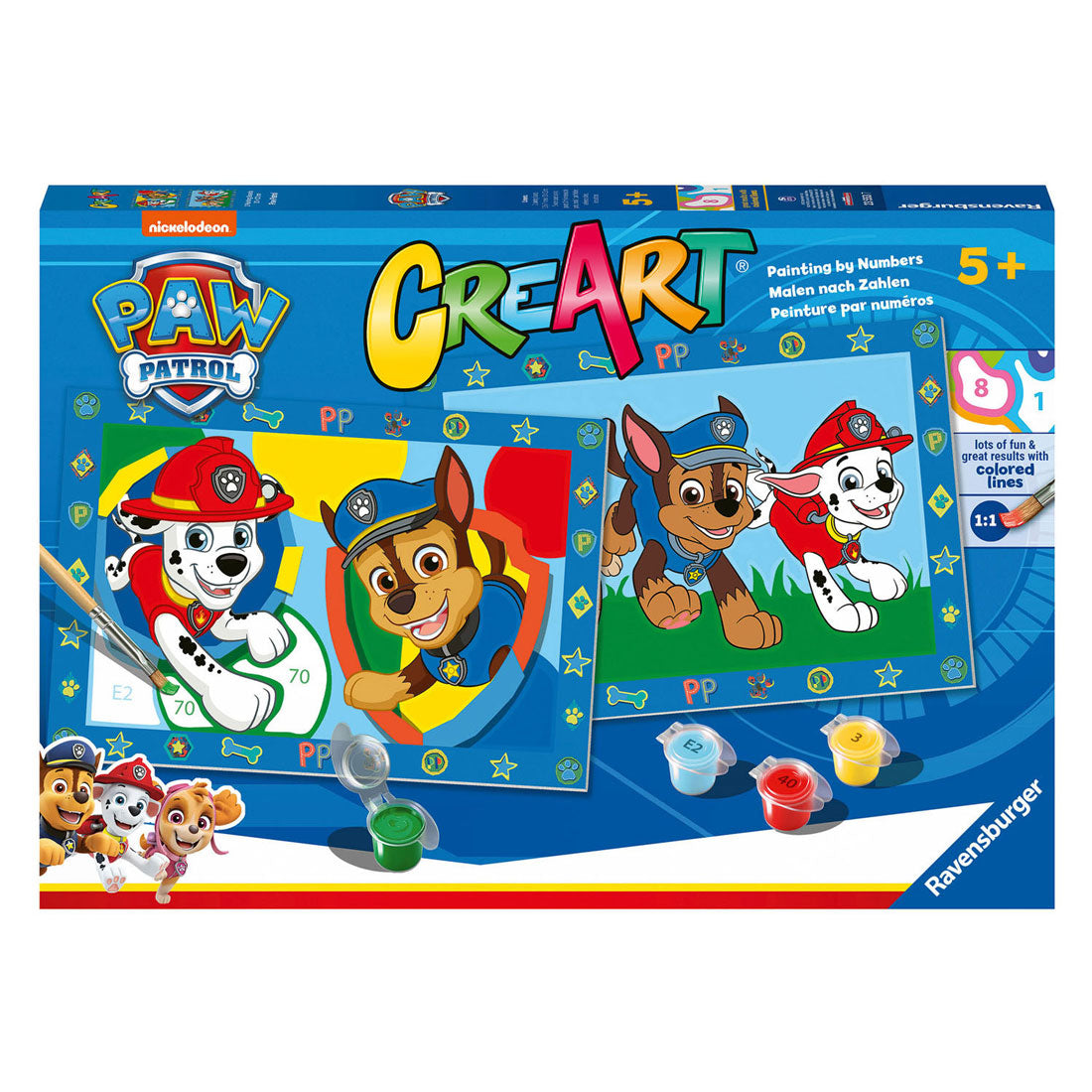 Ravensburger Creart Maleri af nummer Paw Patrol