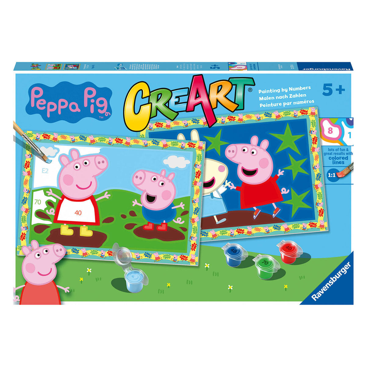 Ravensburger Creart Maleri af nummer Peppa Pig