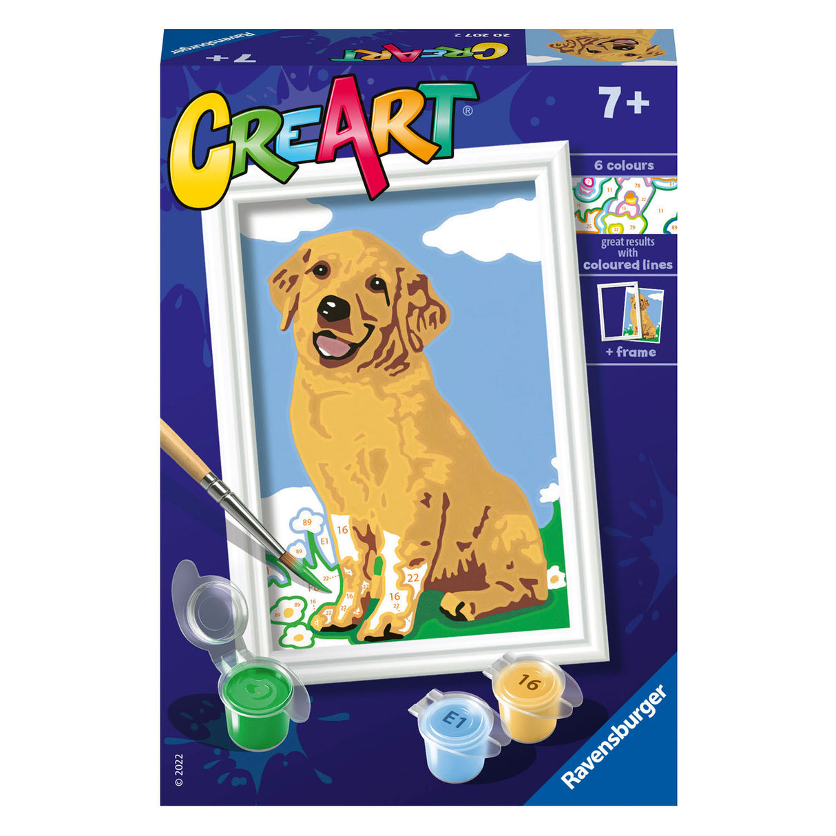 Ravensburger Creart Painting su Song Kind Retriever