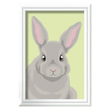 Ravensburger Creart Painting on number Gray Rabbit