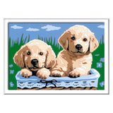 Ravensburger Creart peinture sur numéro de jolis chiots