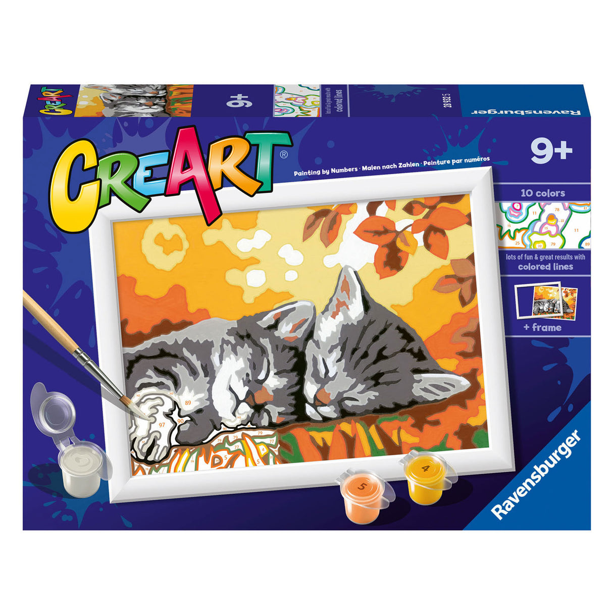 Ravensburger Creart Painting at number autumn kittens